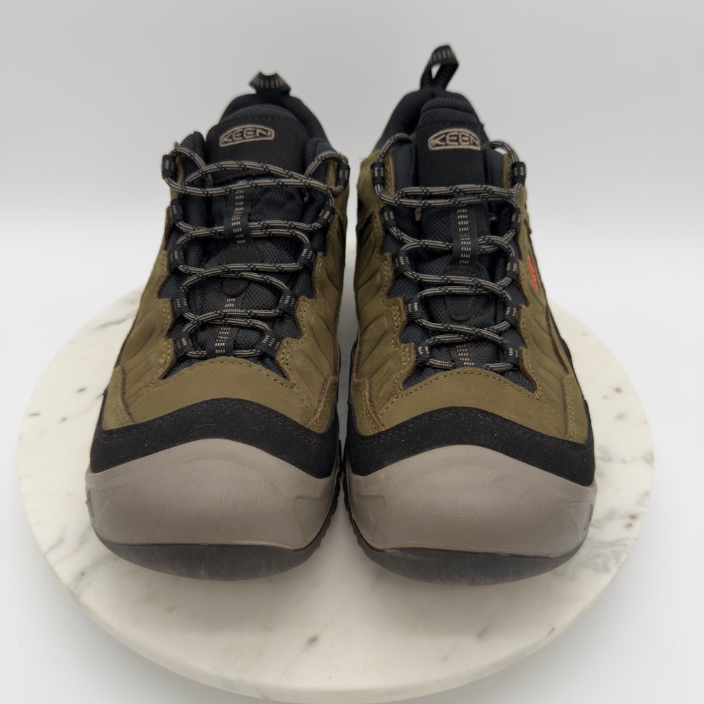 KEEN Circadia Waterproof Hiking Shoes Mens 13 Brown Black Leather Trail Outdoor - Picture 6 of 12